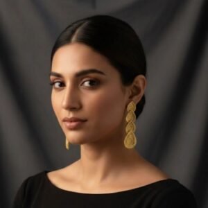 Gold plated earrings